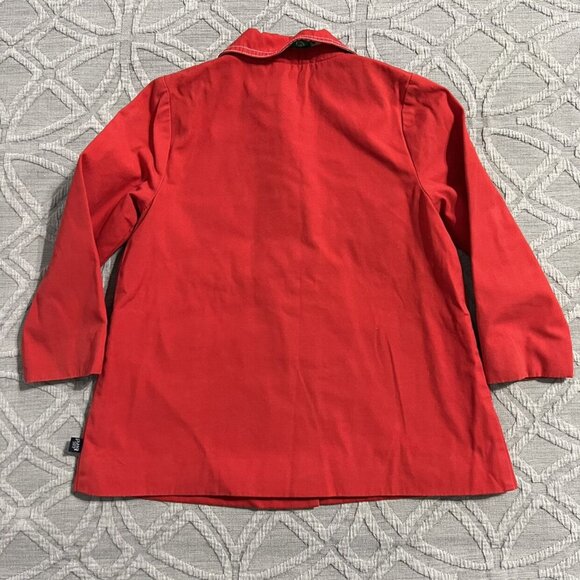 Little Bird By Jools Oliver 3-4Y Red Retro Peacoat Jacket - Picture 6 of 9